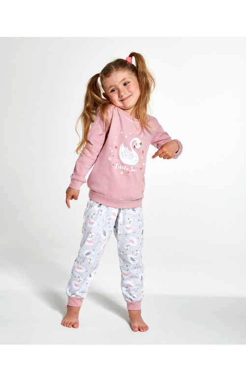 Piżama Cornette Kids Girl 387/123 Little Swan dł/r 86-128