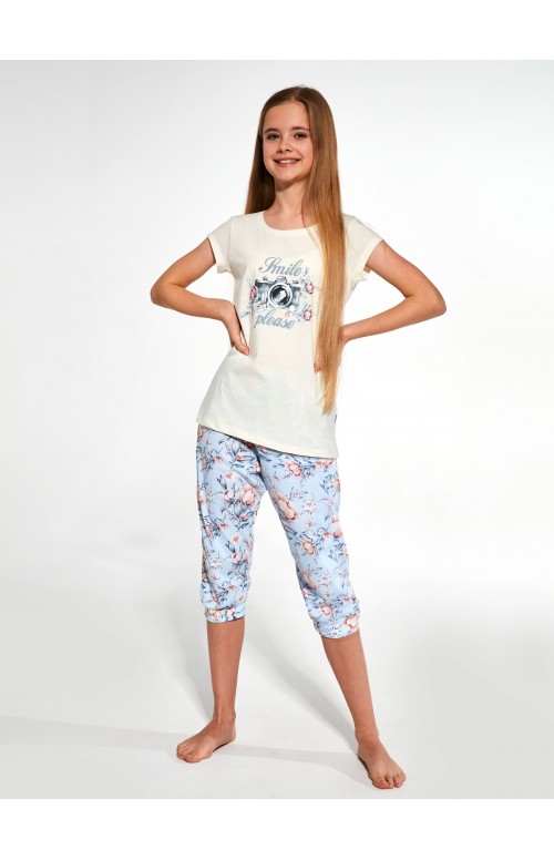 Piżama Cornette Kids Girl 570/95 Smile kr/r 86-128